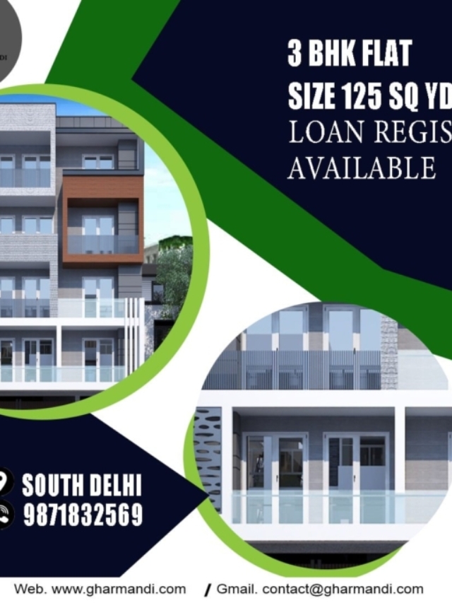 Loan Flats South Delhi 3 BHK