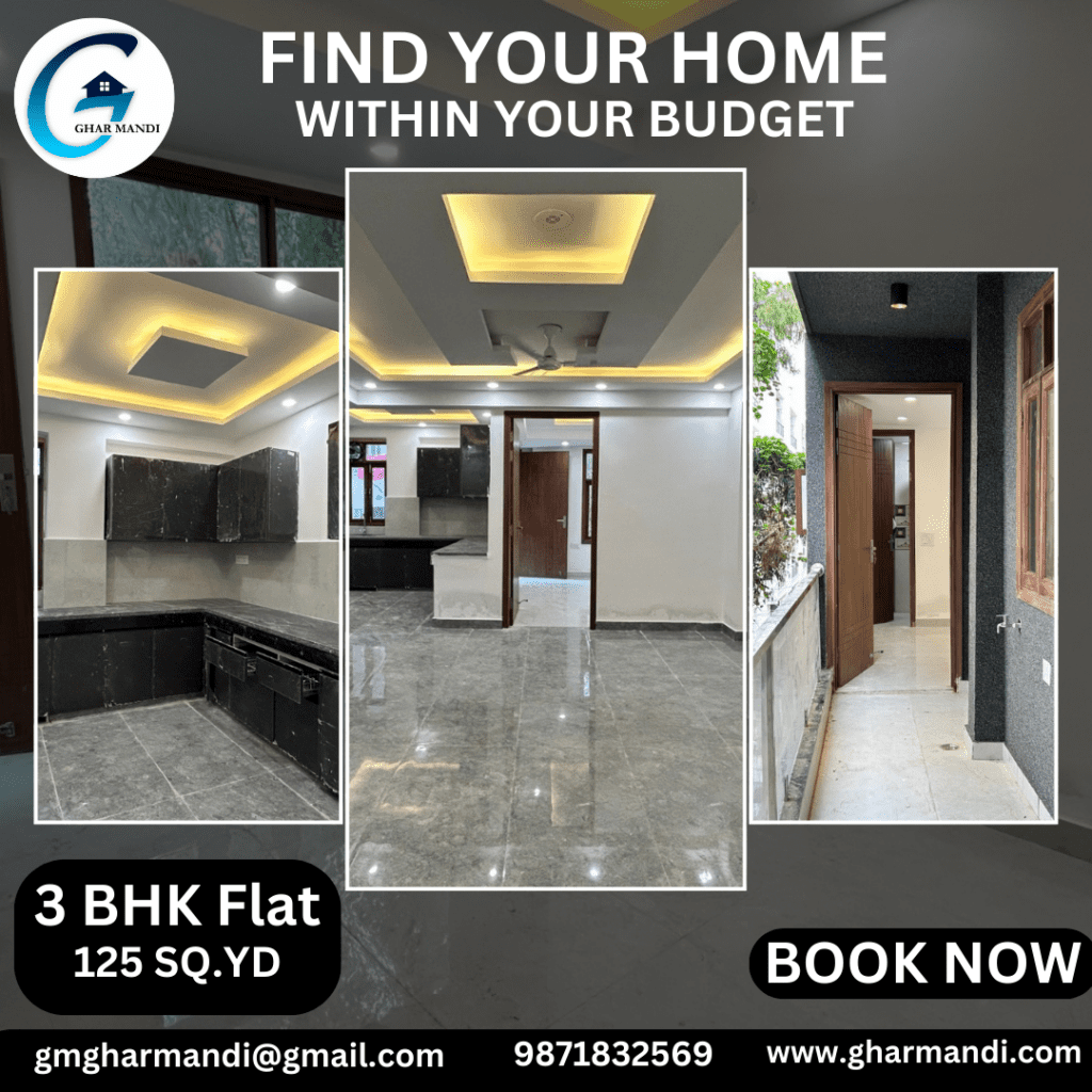 3 bhk loan flat chattarpur