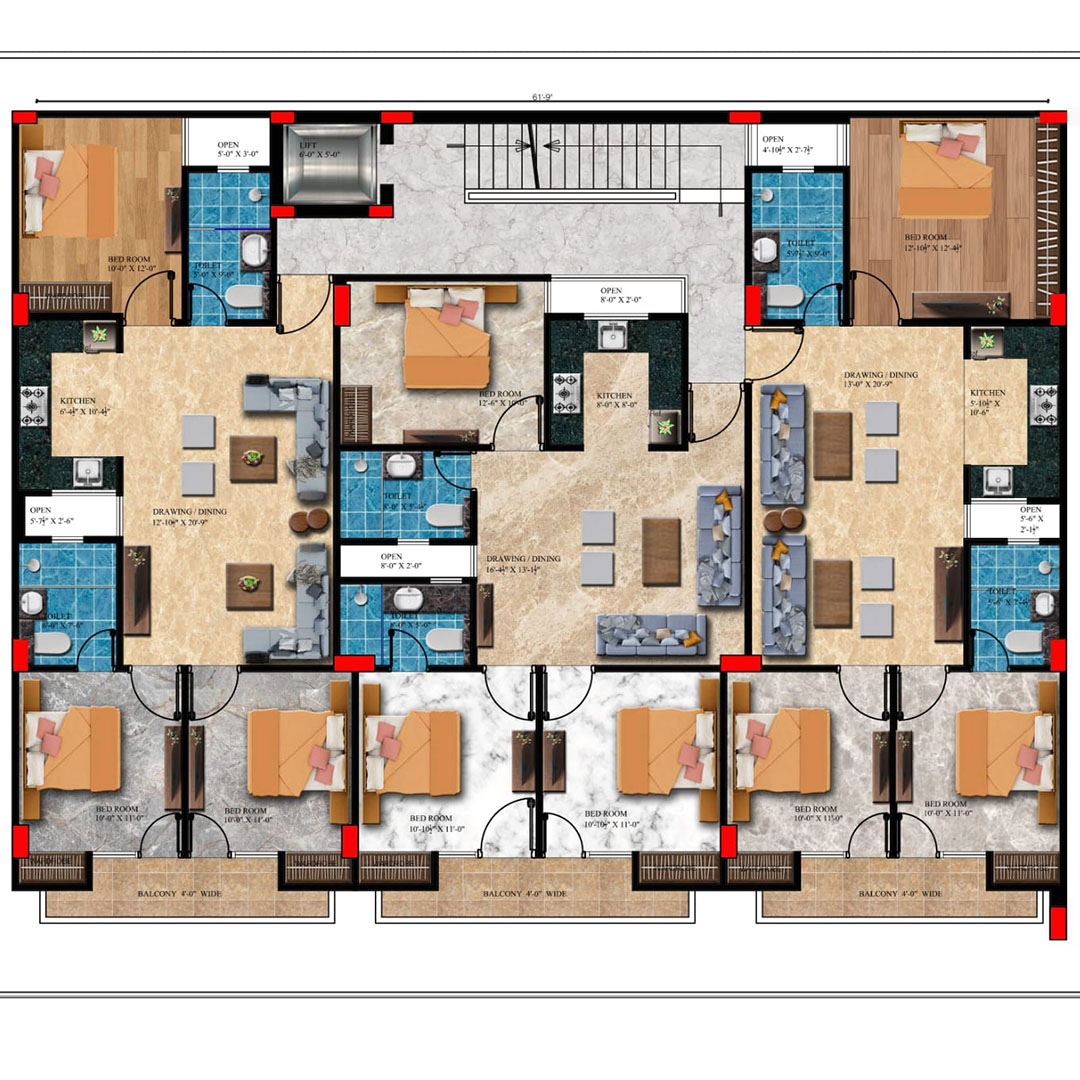 3 BHK Near Main Road