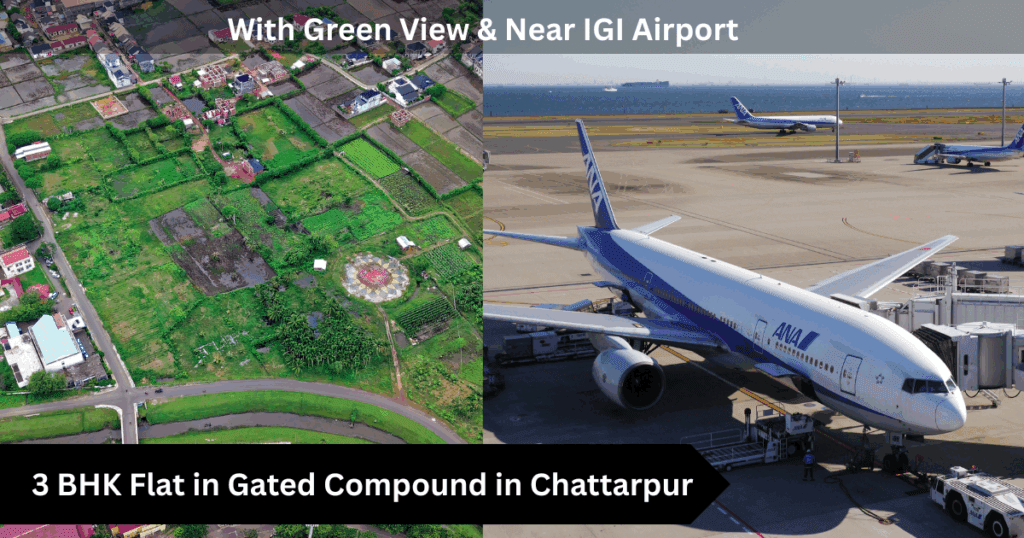 3 BHK Flat in Gated Compound in Chattarpur