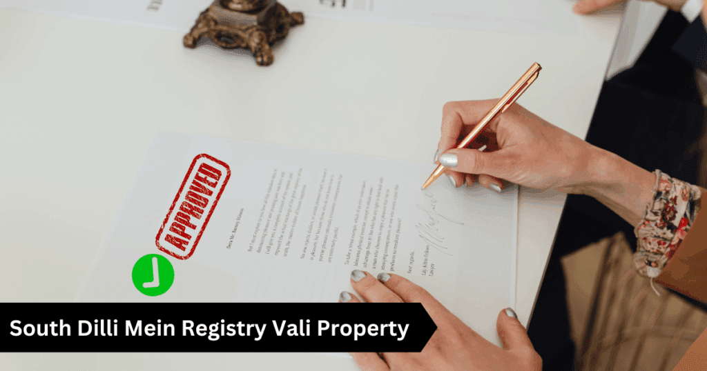 South Dilli Mein Registry Vali Property
