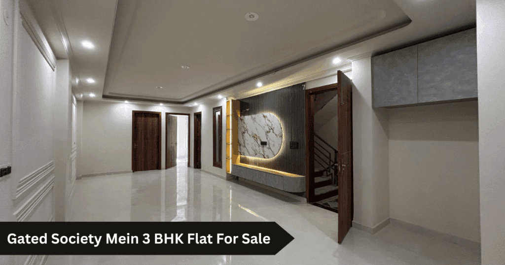 Gated Society Mein 3 BHK Flat For Sale
