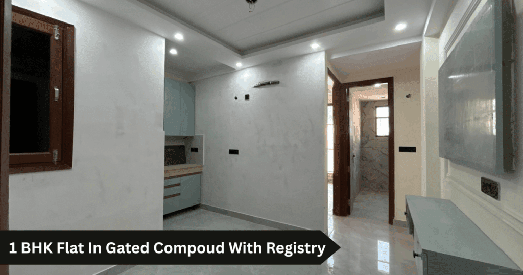 1 BHK Flat In Gated Society With Registry