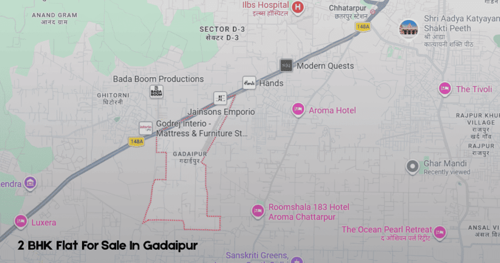 2 BHK Flat For Sale In Gadaipur
