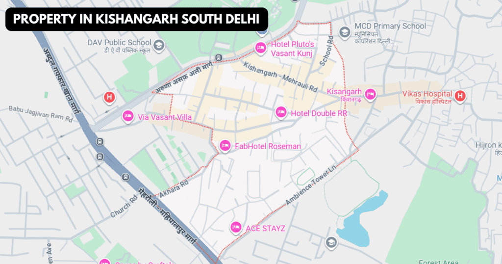 Property In Kishangarh South Delhi